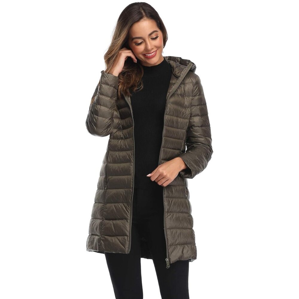 Women's Winter Packable Down Jacket Plus Size Ult… - image 5